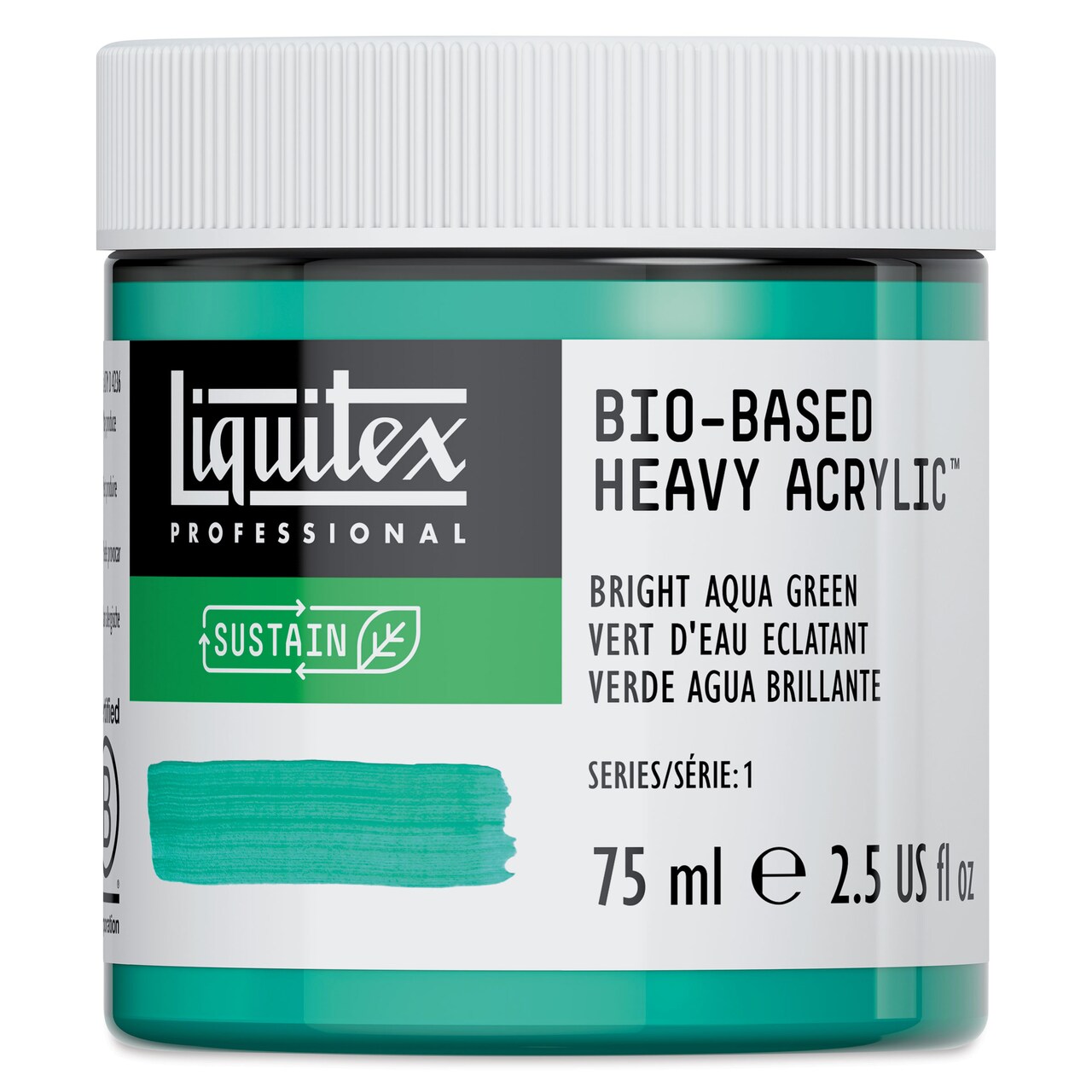Liquitex Bio-Based Heavy Acrylic Paint - Bright Aqua Green, 75 ml